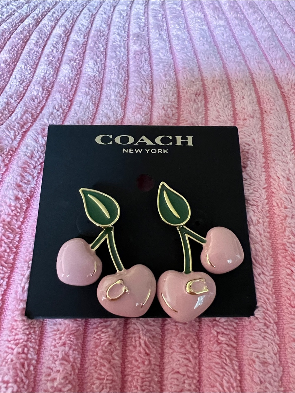 Coach Cherry Earrings - Picture 7 of 7